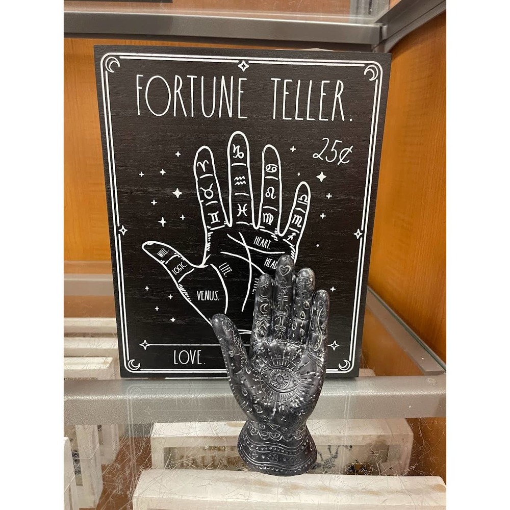 🆕Hamsa palmistry & divination hand Decorative Palmistry Hand as decoration home